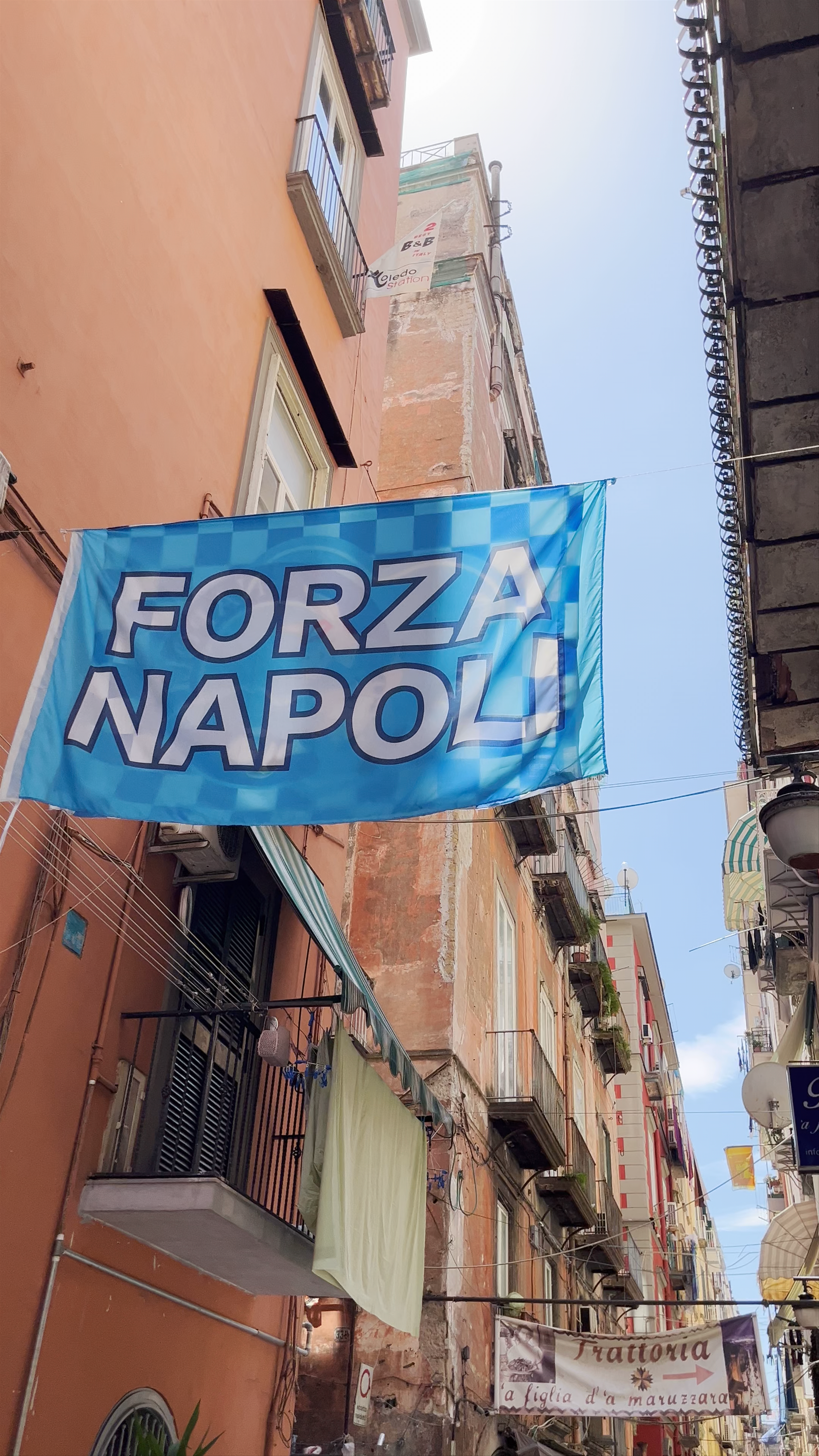 Vibrant Street Life in Quartieri Spagnoli, Naples