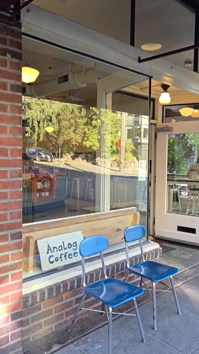 Analog Coffee - Entrance - Cafes Near Me - Seattle, Washington