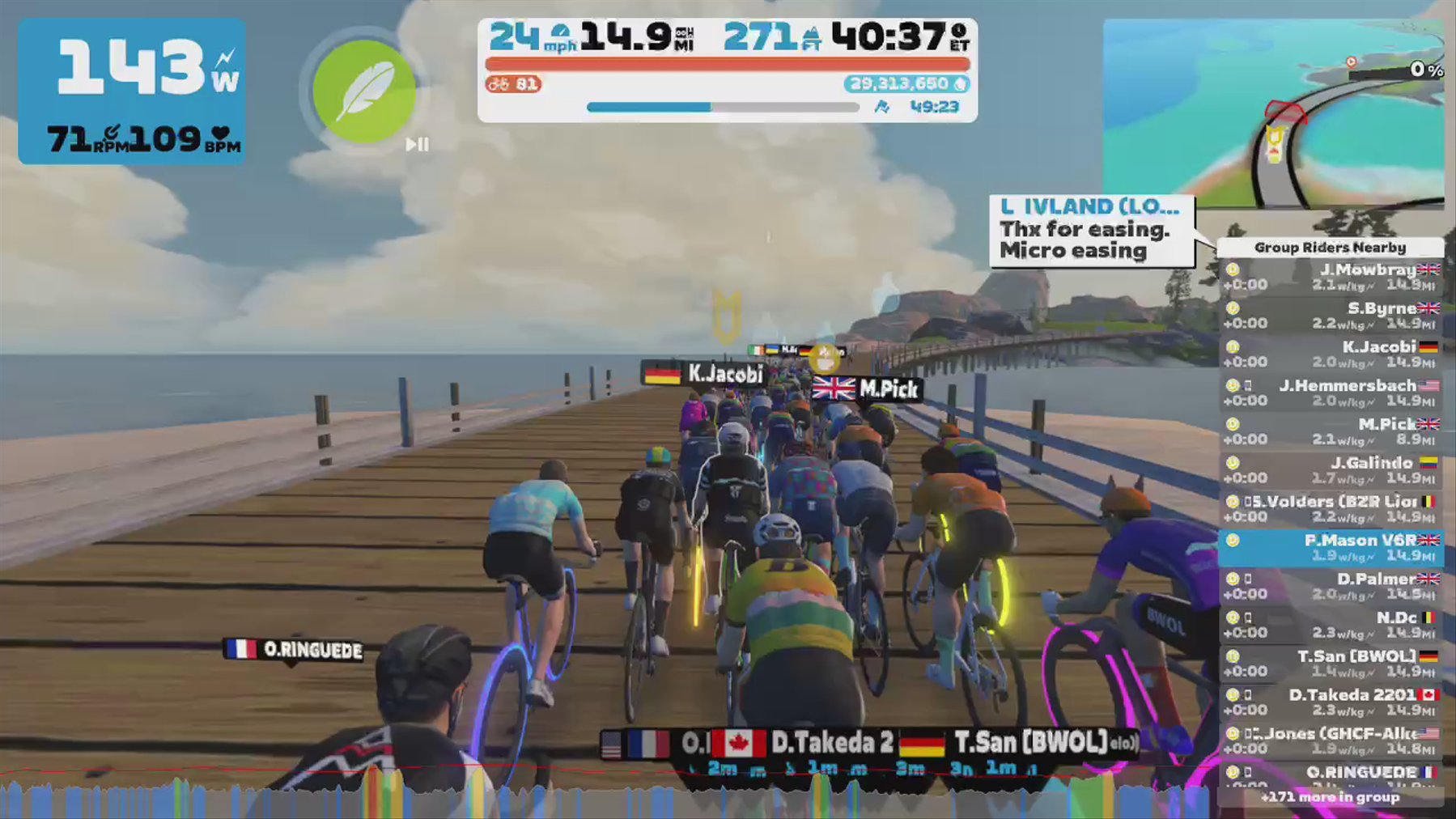 Zwift - Group Ride: Cycle Nation Sunday Bumble (D) on Watopia's Waistband in Watopia