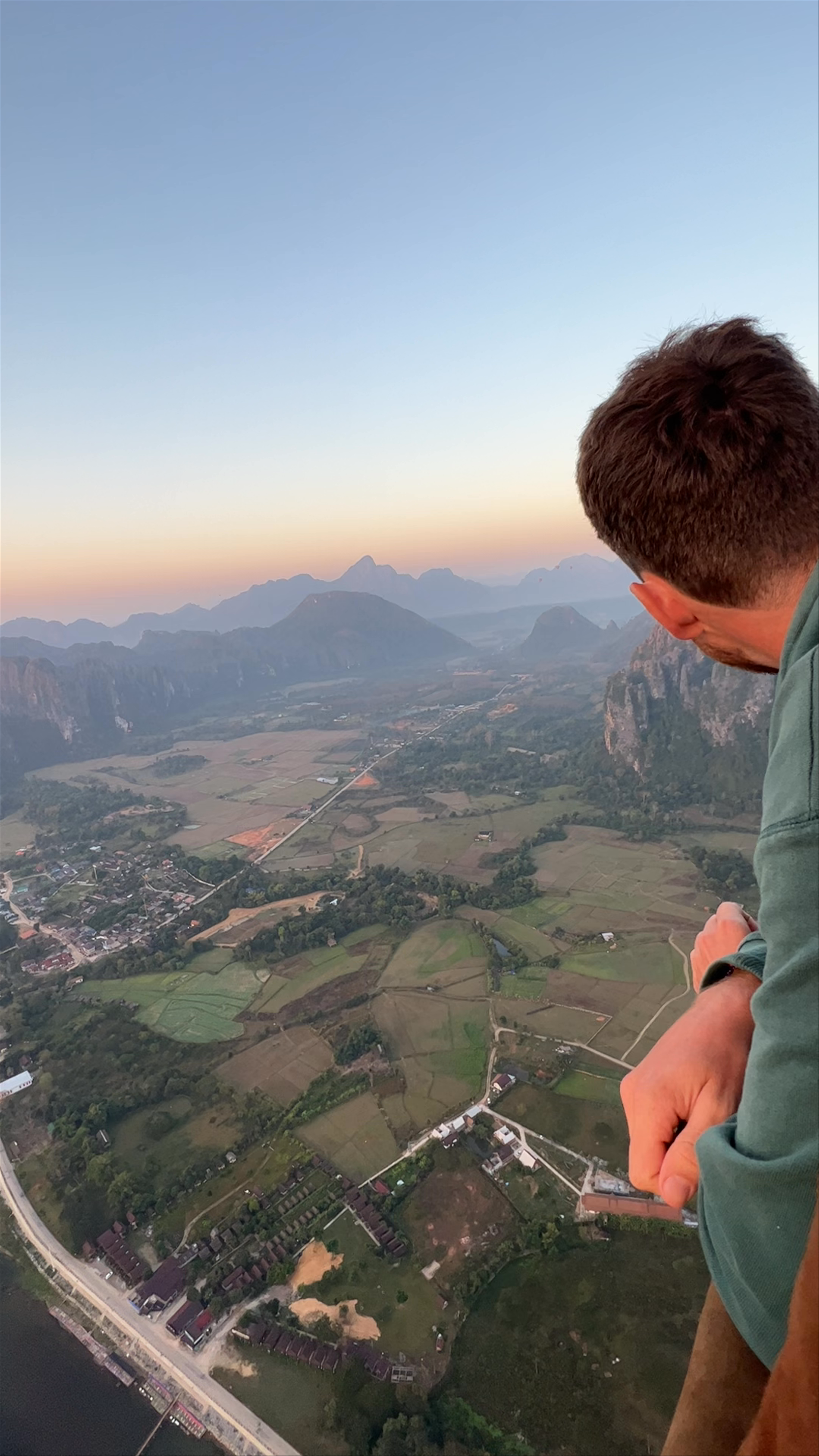 Above Laos Ballooning