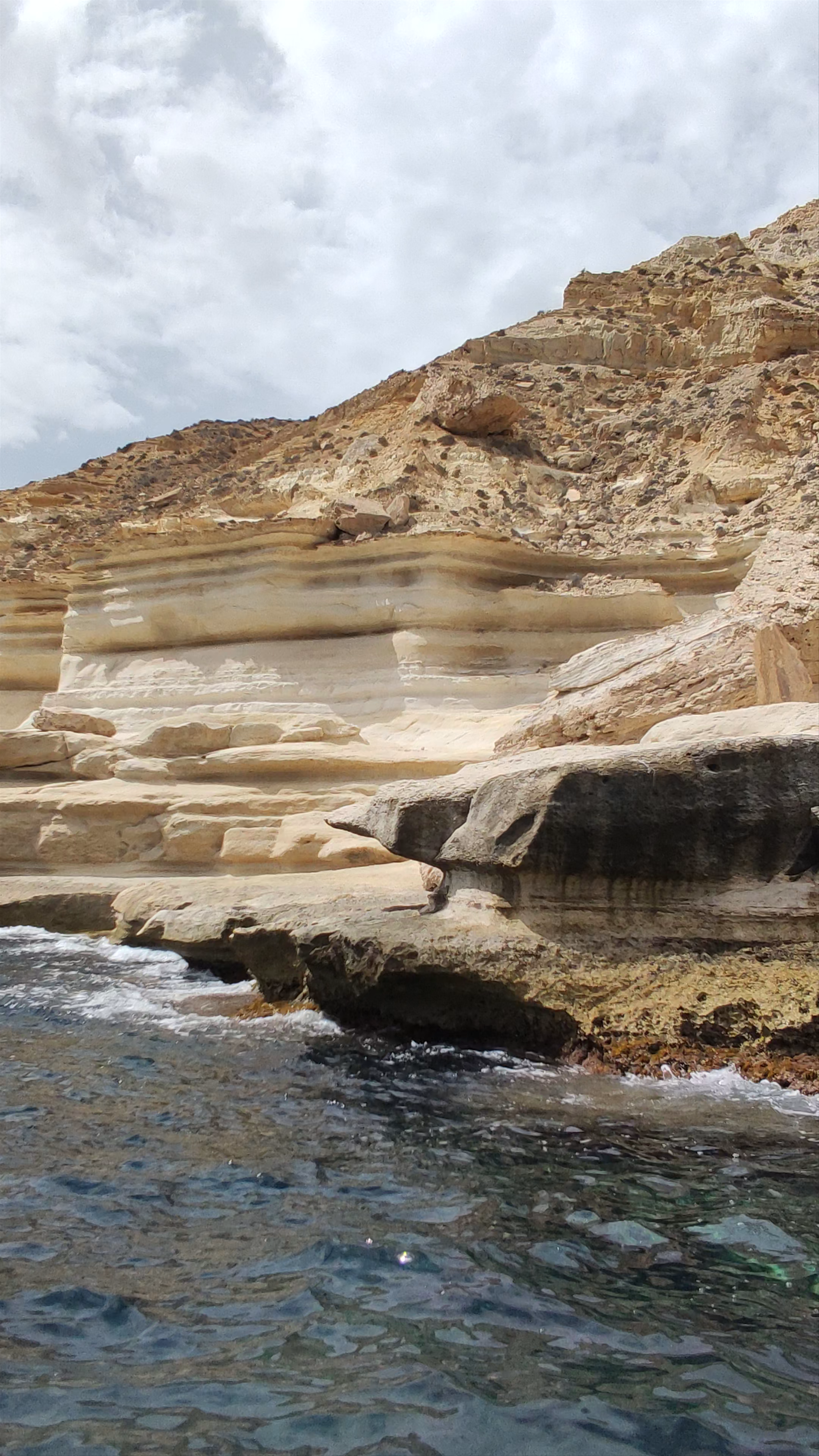 Serene Coastal Cliffs at Parque Natural Cabo de Gata - Níjar, Spain
