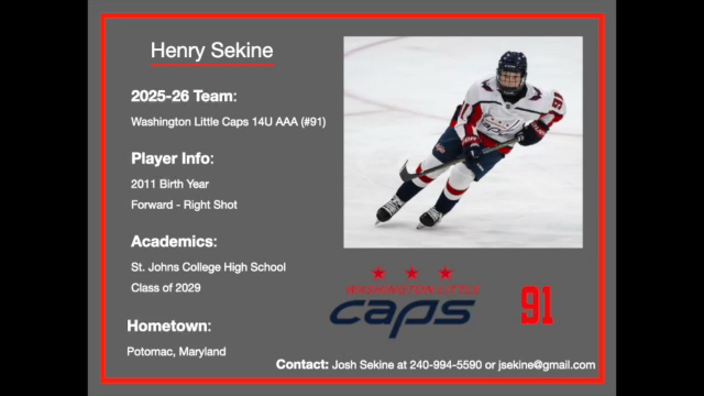 Henry Sekine 2025-26 Season Highlights