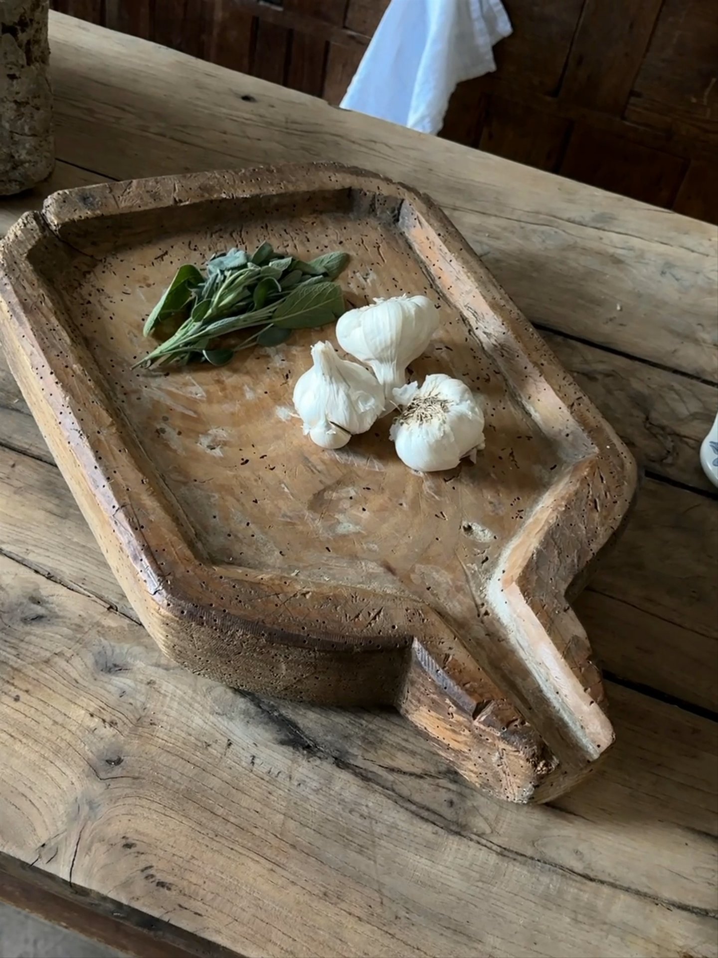 Primitive French Tray