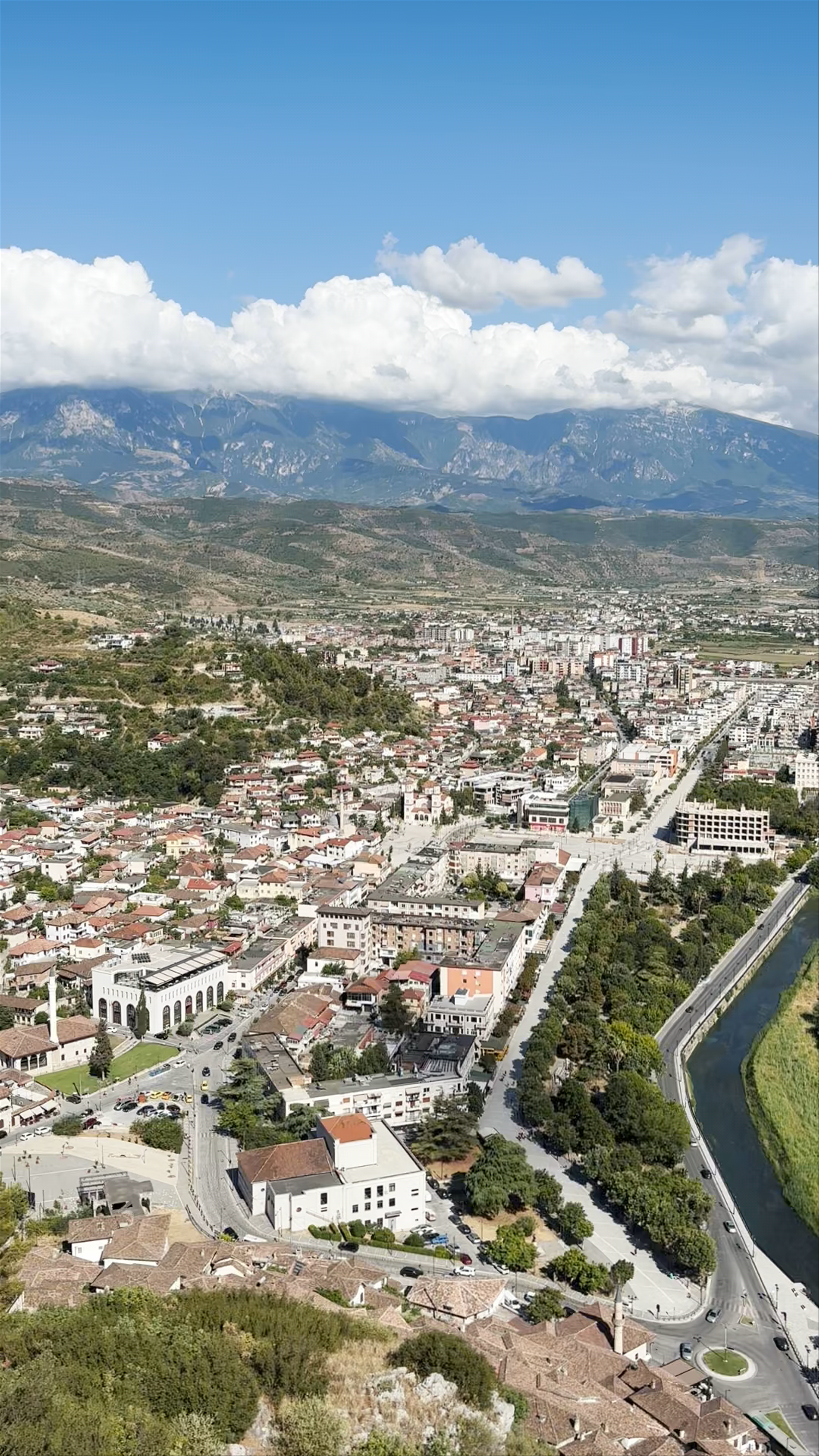 Breathtaking Panoramic Views from Berat Castle, Albania