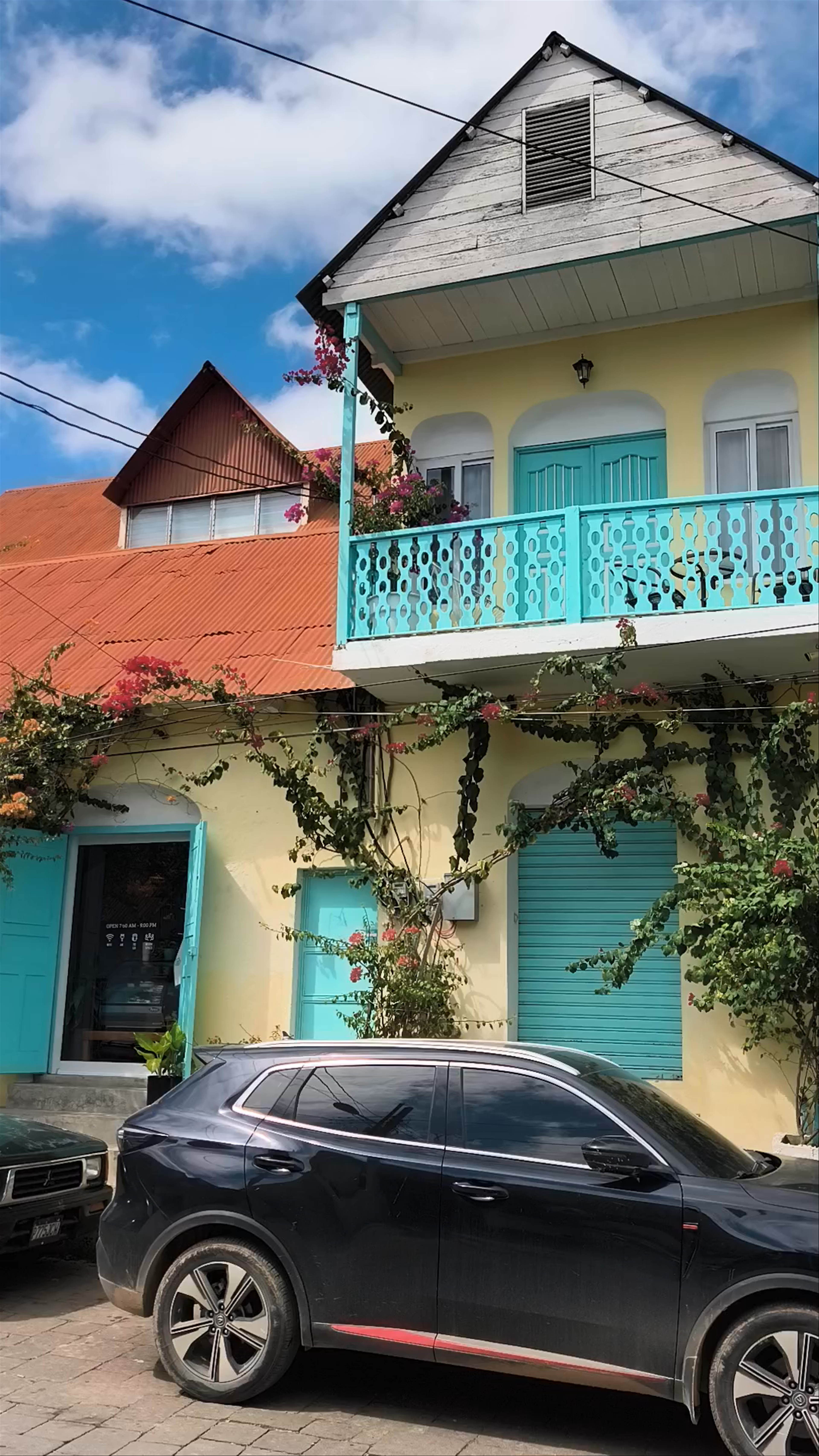 Colorful Streets of Isla de Flores, Guatemala
