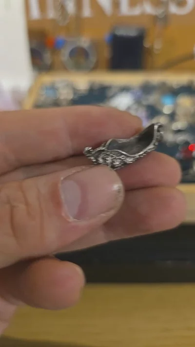 £16). 925 Sterling Silver Shoe Charm Pendant imagen 1