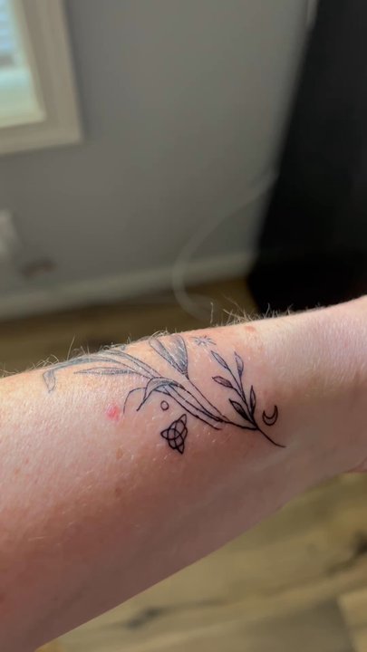 Shield Maiden Tattoo - Video of my new tat from Rachel-her design - Tattoo Near Me - Longmont, Colorado