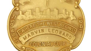 Marty Leonard - 1941 US Open Medal
