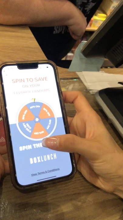 BoxLunch - Download and spin the wheel for a discount - Gift Shops Near Me - Lakewood, California
