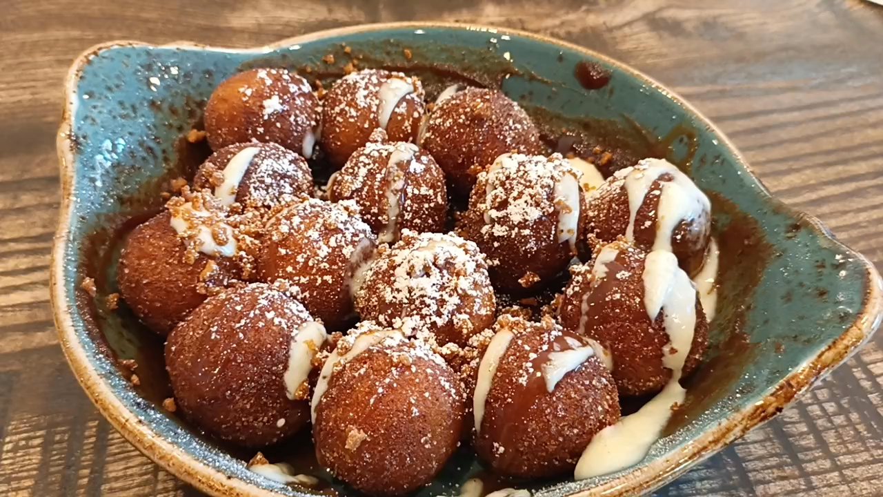 First Watch - Salted Caramel Holey Donuts. Pumpkin spice cake with salted caramel sauce and icing. - Breakfast & Brunch Near Me - Murfreesboro, Tennessee