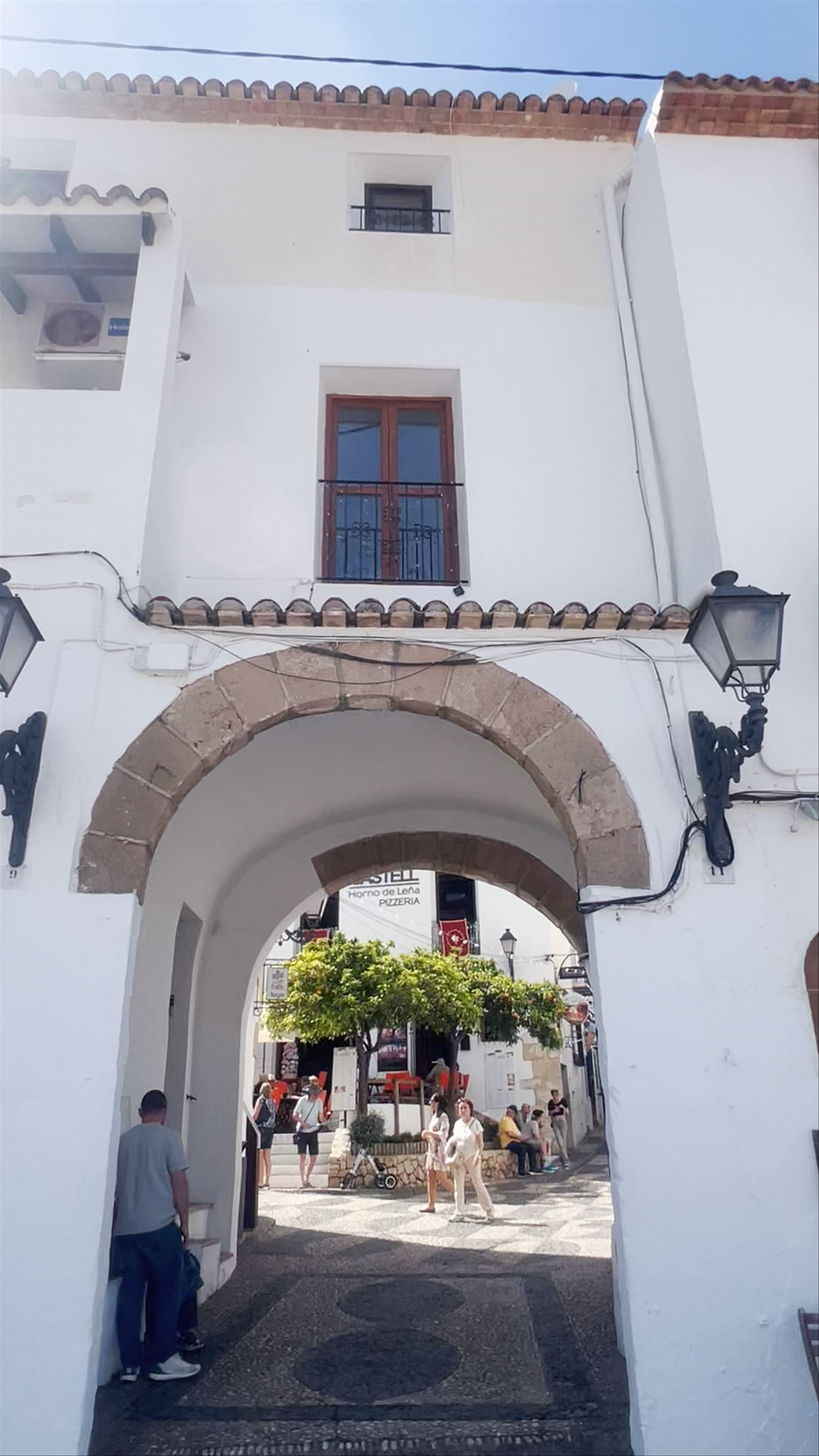 Historic Archway Entrance at Portal Vell Altea, Spain