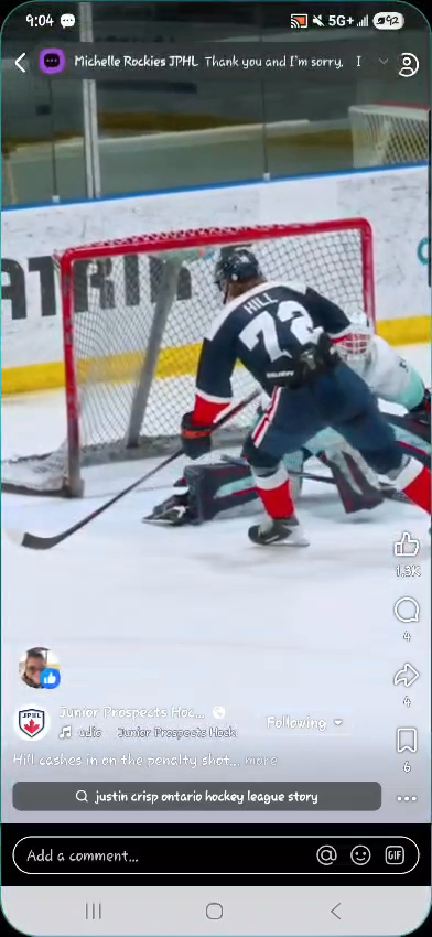 Beckham Hill's Penalty Shot | U17AAA Alberta Championship