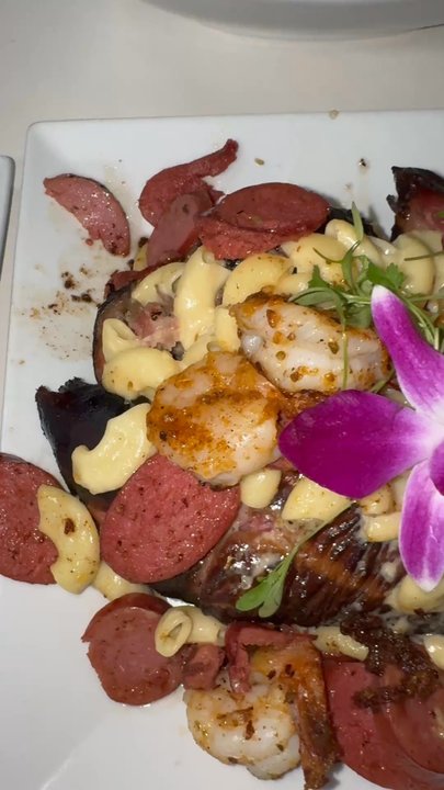 Chef’s Corner - Sausage, Shrimp, pasta, Turkey leg  -Cajun Alfredo Pasta  -Greens w/Cornbread - Soul Food Near Me - Fort Worth, Texas