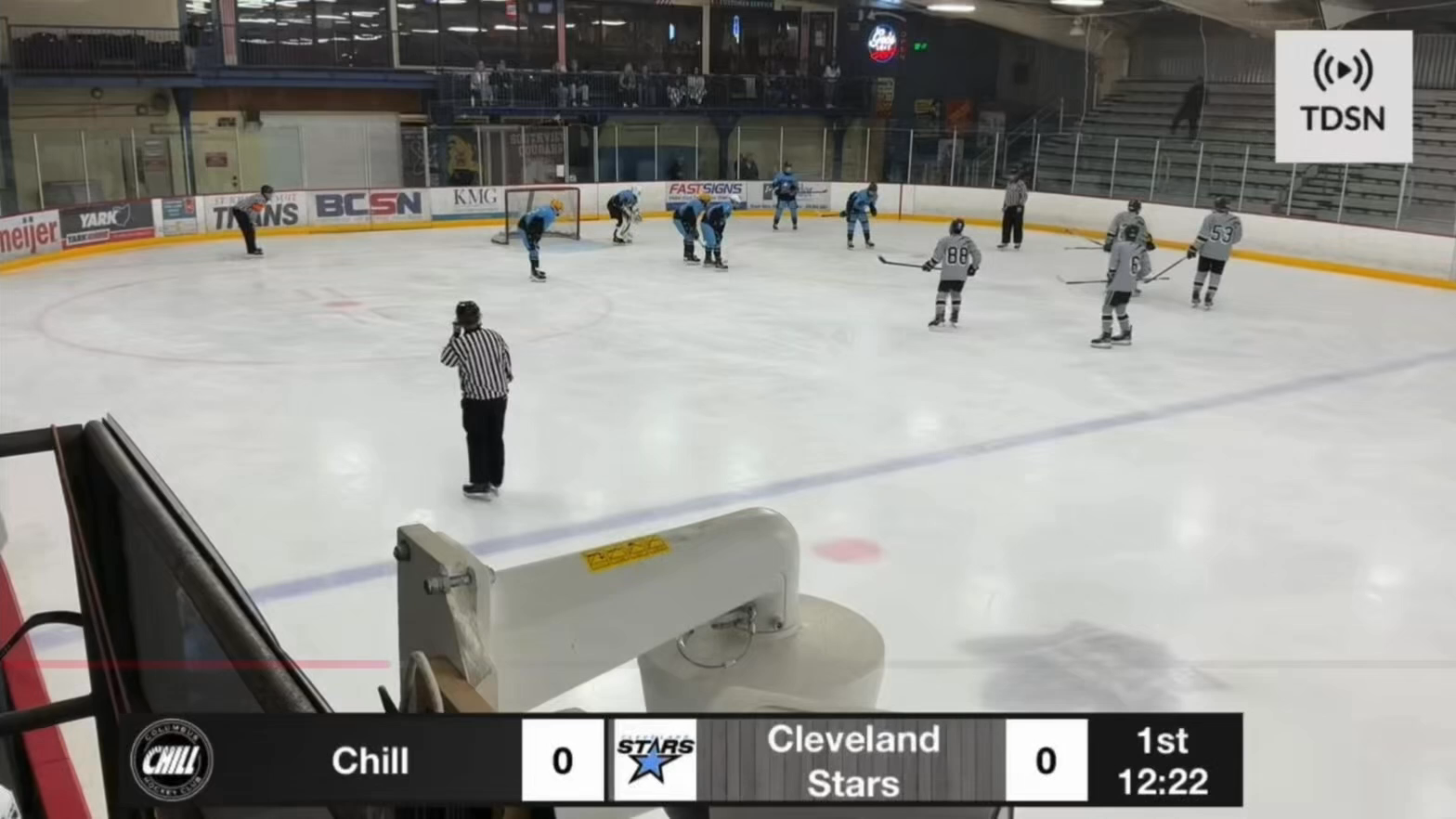 Lucas Robertson's Shifts 1st, 2nd period  - Chill vs Stars 18U AA
