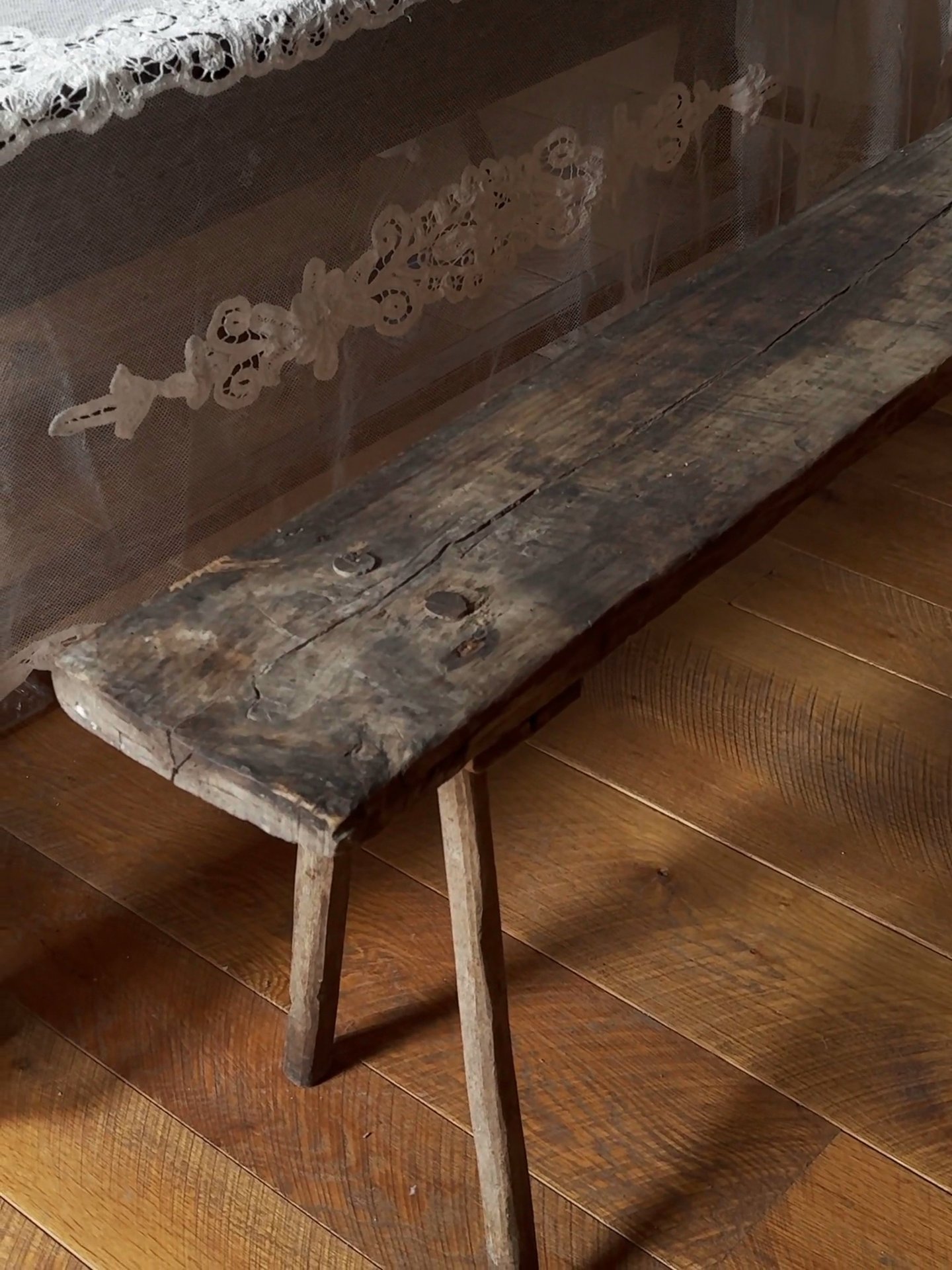 Primitive Hungarian Bench