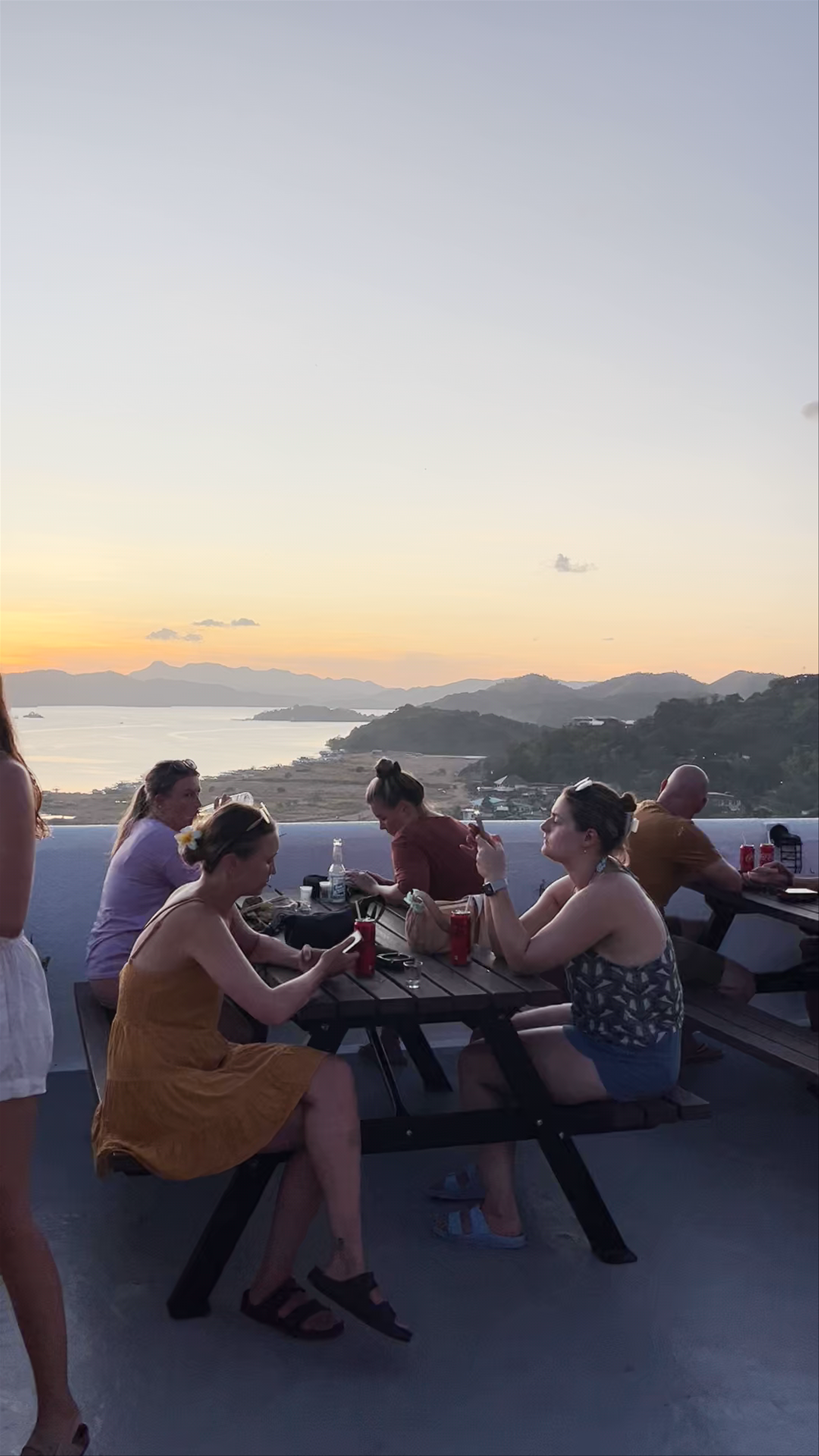 Sunset Social Vibes at Hop Hostel Rooftop Bar in Coron, Palawan