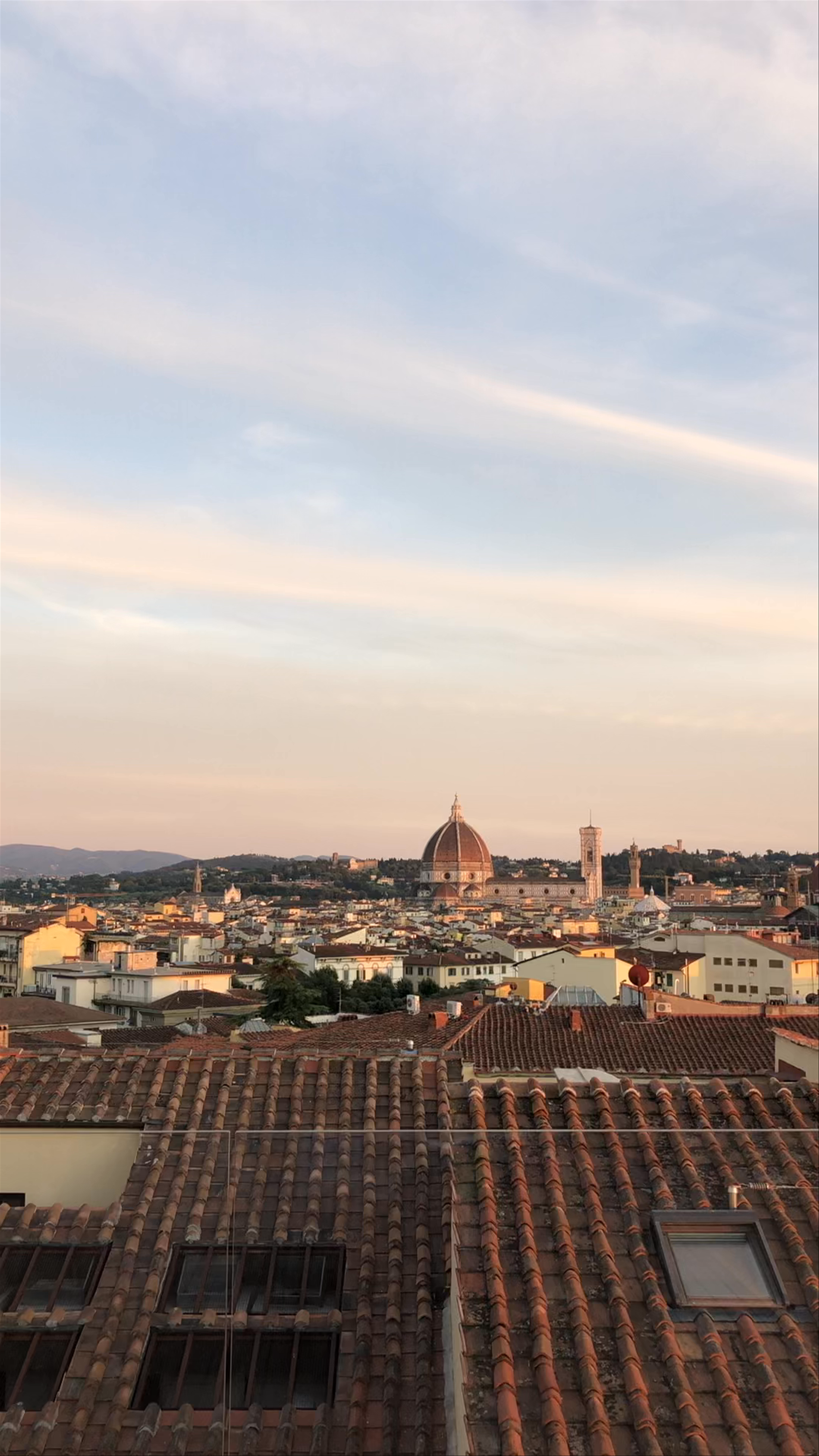 Golden Hour Panorama Over Florence From The Social Hub Lavagnini