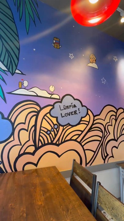 Lumpia Ko - Eats and Boba - Some cool wall art - Filipino Near Me - Antelope, California