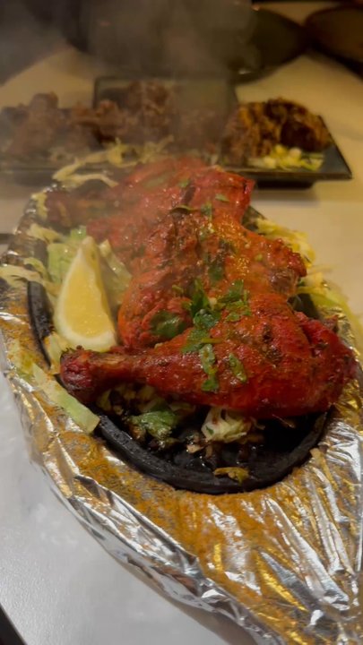Royal Indian Curry House - Sizzling Chicken Tandoori! - Indian Near Me - Long Beach, California