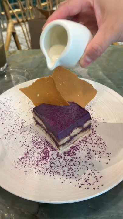 Maison Lotus - ube tiramisu - Asian Fusion Near Me - Wayne, Pennsylvania