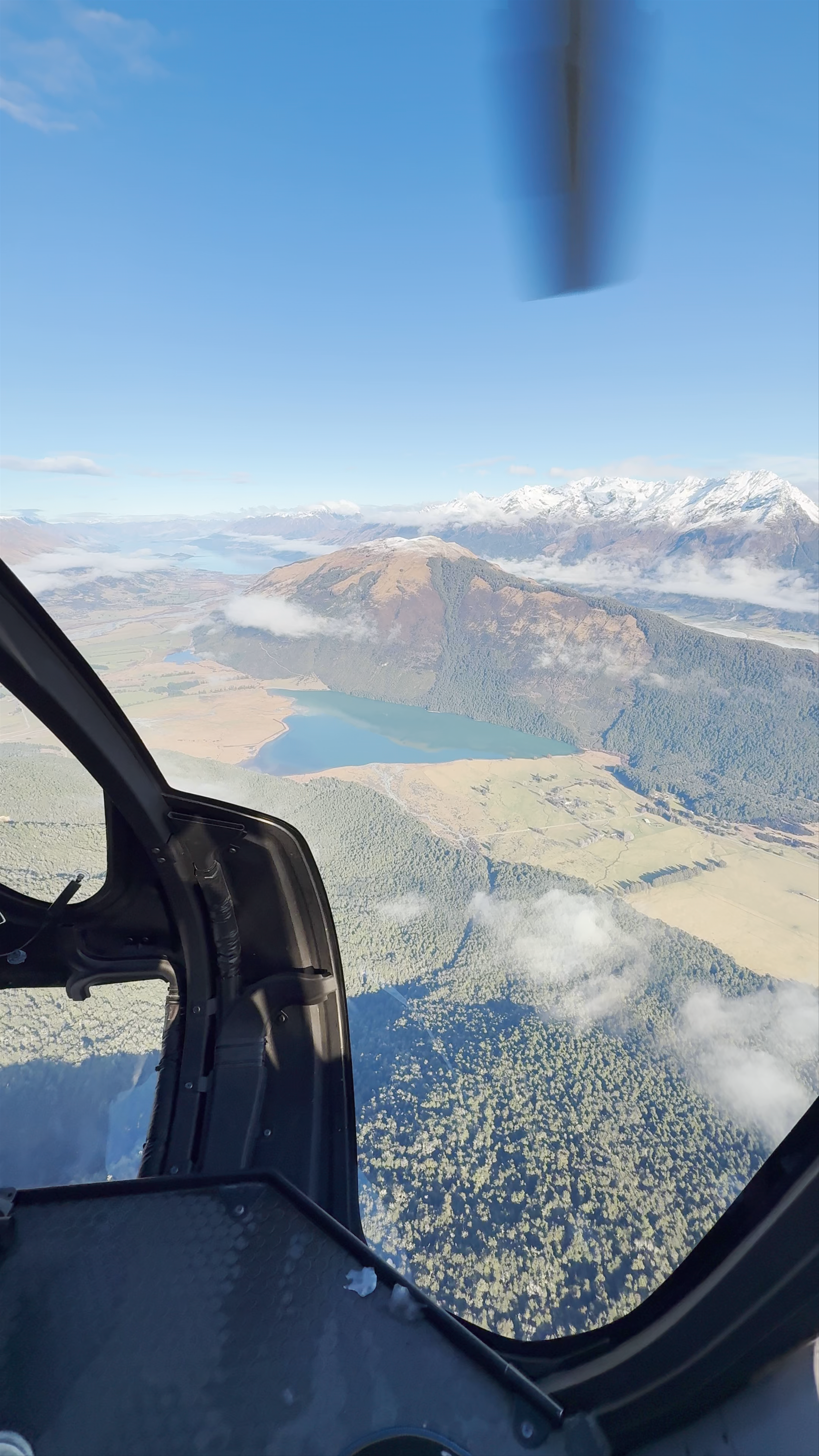 Epic Helicopter Flight over Queenstown Landscapes