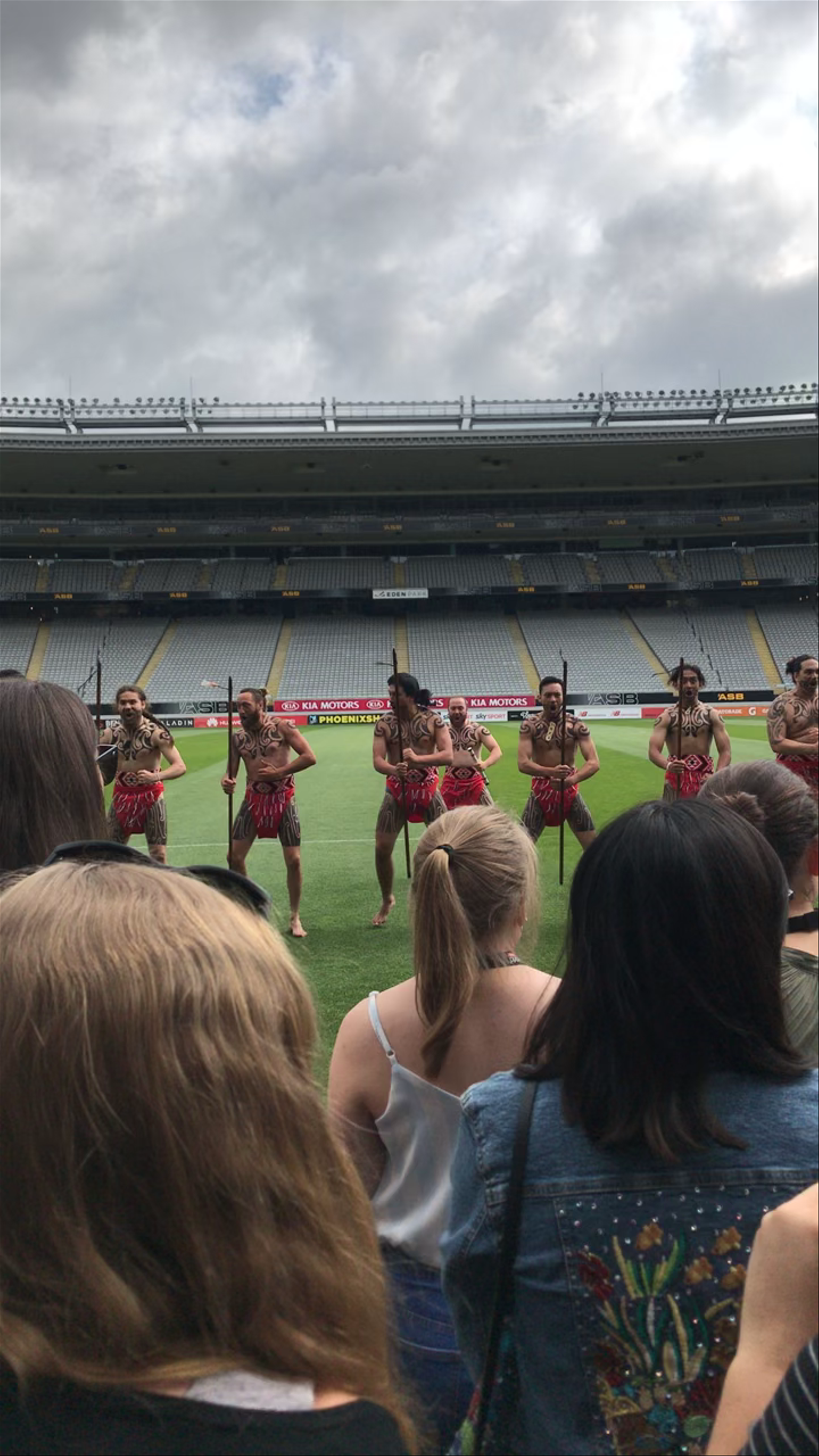 Maori Haka Performance at Eden Park, Auckland