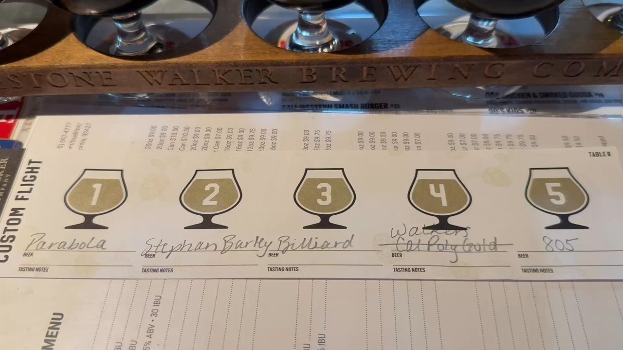 Firestone Walker Brewing- Buellton - A flight - Brewpubs Near Me - Buellton, California