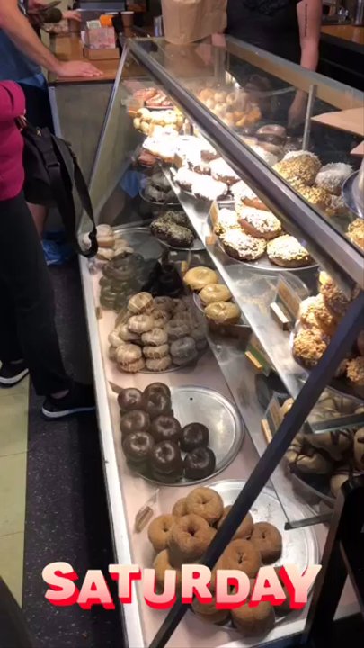 Mighty-O Donuts - Nice and busy on a Saturday! - Donuts Near Me - Seattle, Washington
