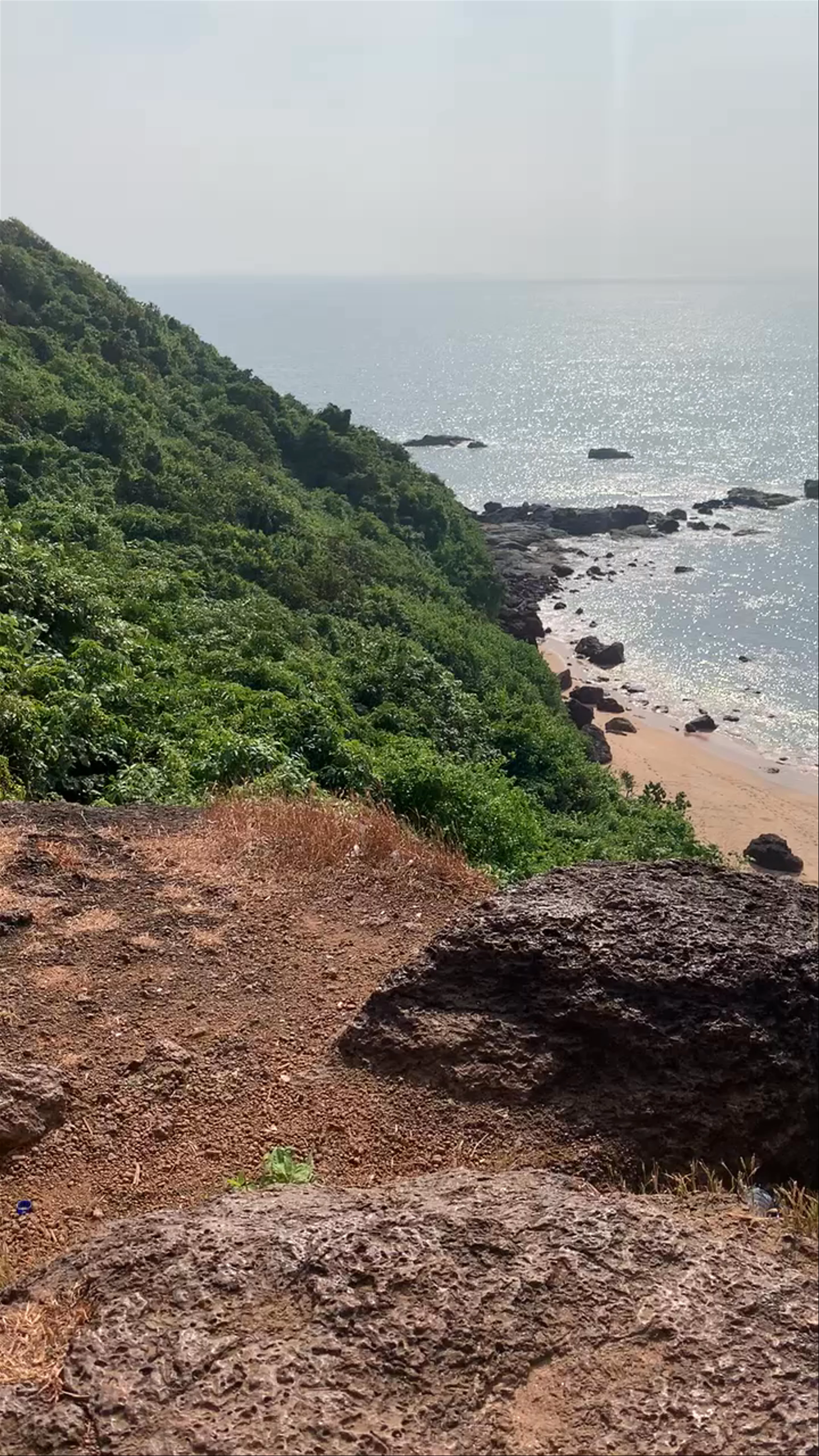 Cola Beach Road, Cola, Goa, India