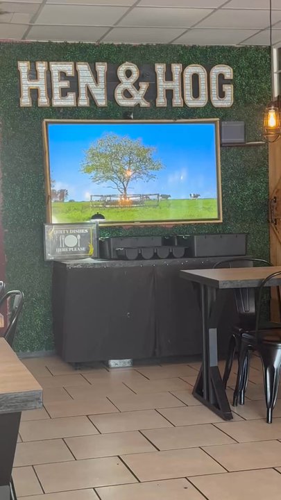 The Hen & Hog - Cows on tv - Breakfast & Brunch Near Me - Winter Park, Florida