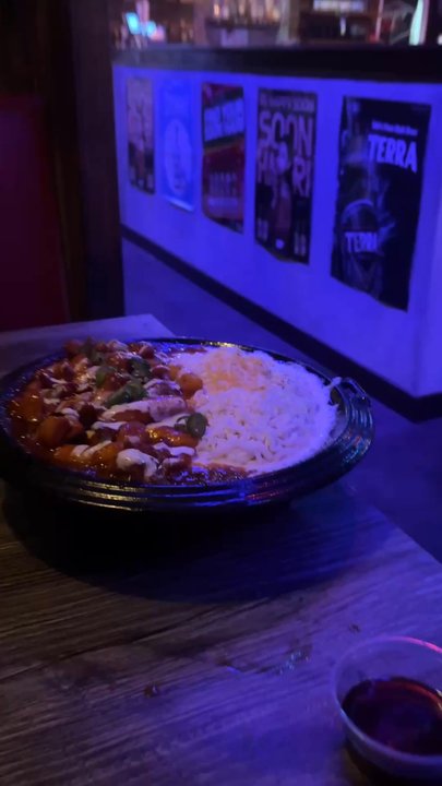 Mighty Chick - Heating up the cheese corn. - Chicken Wings Near Me - Plano, Texas