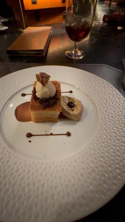Napa Rose - Play on the Croissant, butter desert pastry and croissant ice cream. - American Near Me - Anaheim, California