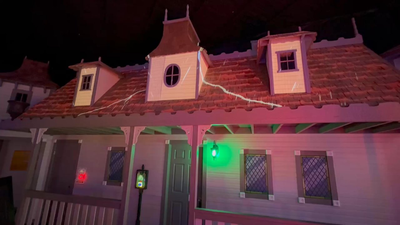 Blazing Bouncers - The Haunted Manor adventure game at the Arcave. With projection show really sets the mood! - Party Equipment Rentals Near Me - Lubbock, Texas