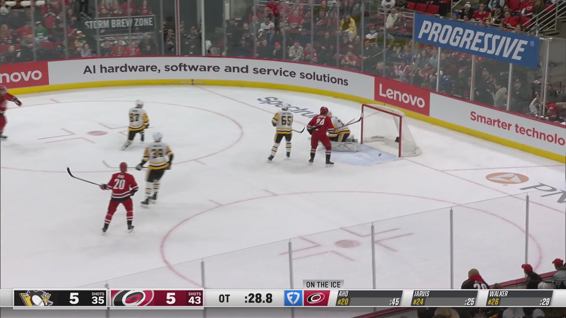 Aho reaches 700 career points with assist in overtime thriller · Mar 18, 2026
