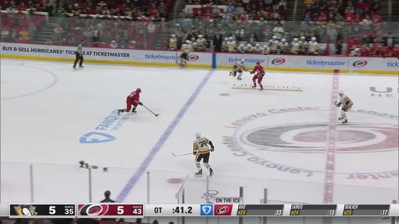 Aho reaches 700 career points with assist in overtime thriller · Mar 18, 2026