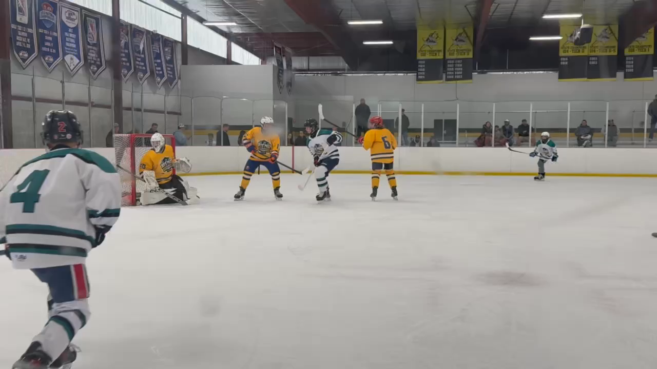 Wyatt Taylor's Spectacular Right Pad Save in RVH - Reston Raiders 14U AA