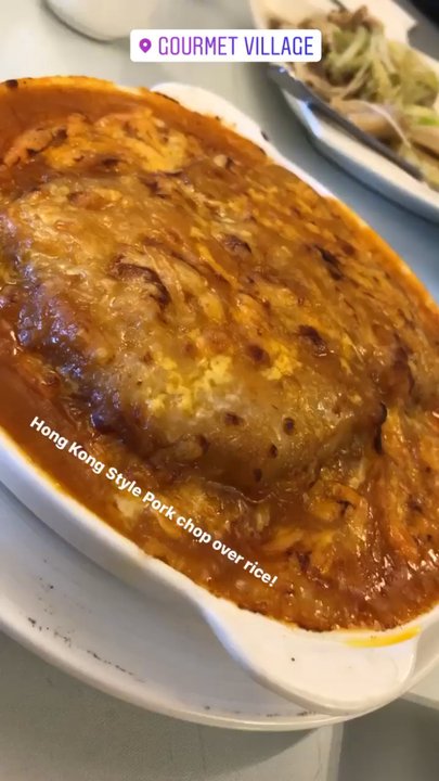 Gourmet Village - Hong Kong style pork chop over rice - Chinese Near Me - Millbrae, California
