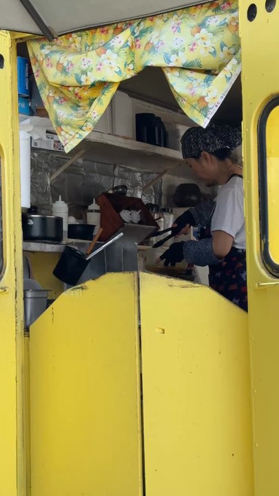 Yellow Kitchen - Meat jun is made FRESH here - Food Trucks Near Me - Waipahu, Hawaii