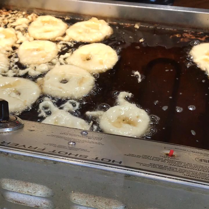 Copper Kettle Cafe - Apple Fritters are frying in hot oil... - Cafes Near Me - Waterdown, Ontario