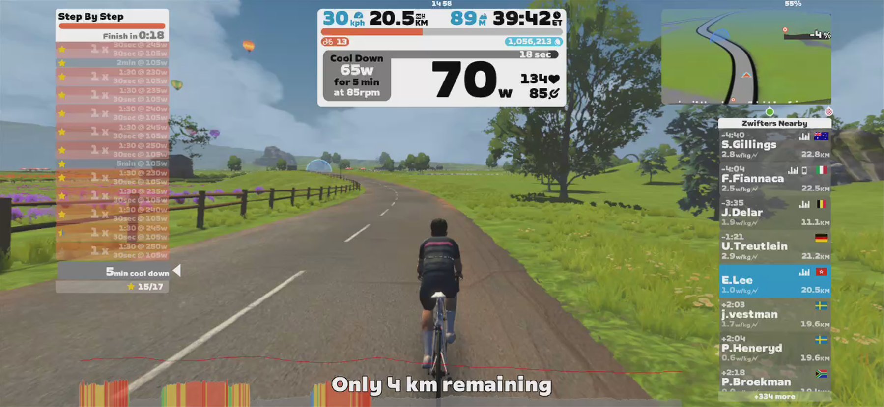 Zwift - Step By Step on Lutece Express in France
