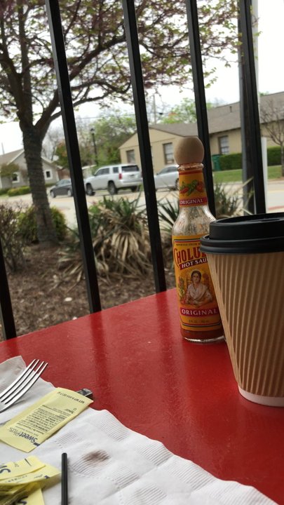5th Street Patio  Cafe - I HIGHLY recommend their Chilaquiles Special #1 $10.49!!!! This is legit!!! And their fluffy pancakes $2.25 a la carte. - American Near Me - Frisco, Texas