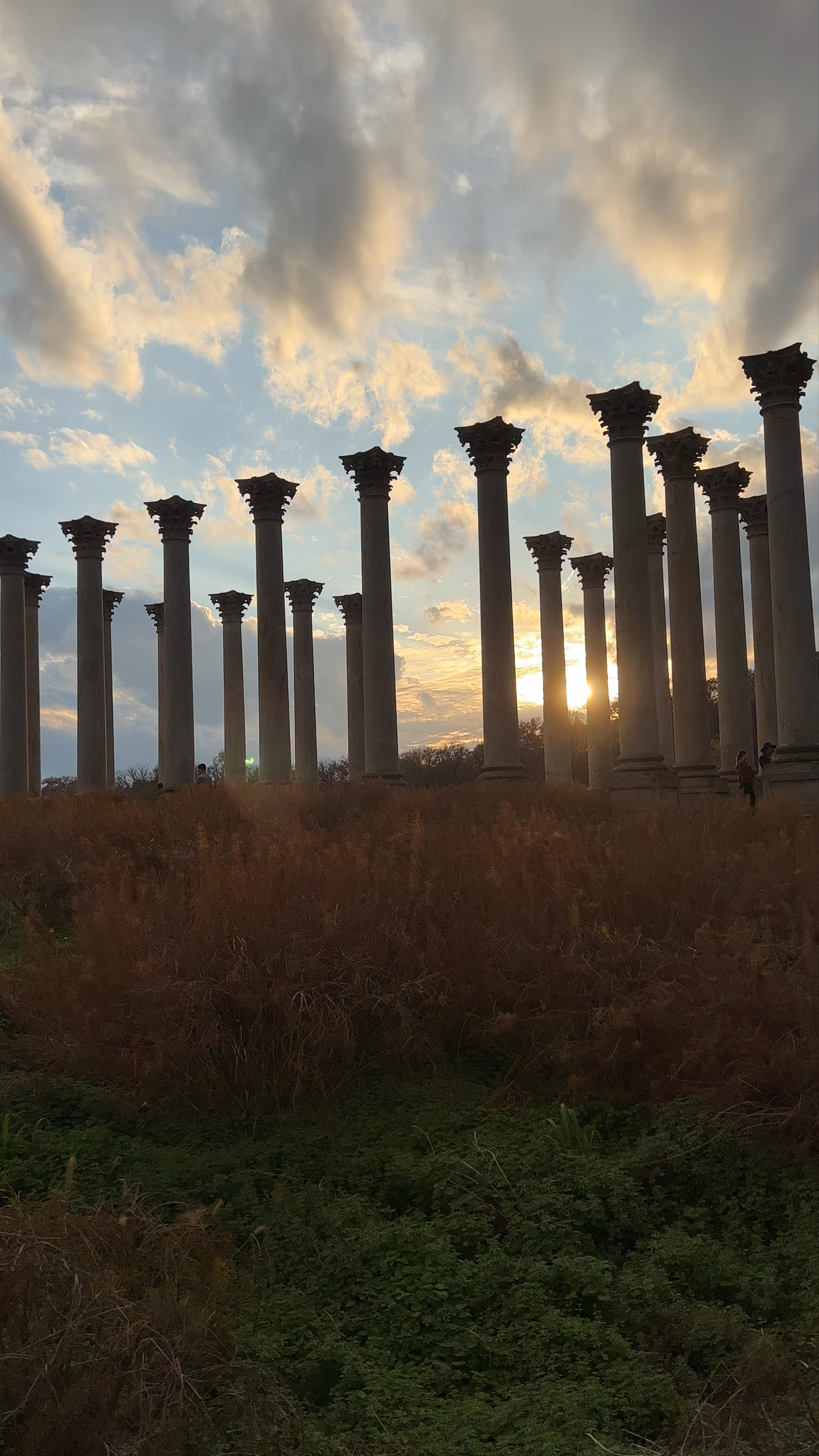 Sunset Serenity at National Arboretum Columns in Washington, DC