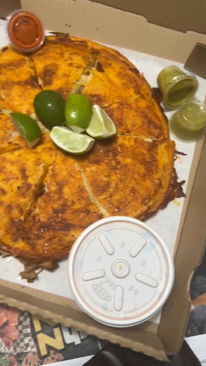 La Huasteca - Birria pizza - Food Trucks Near Me - Oklahoma City, Oklahoma