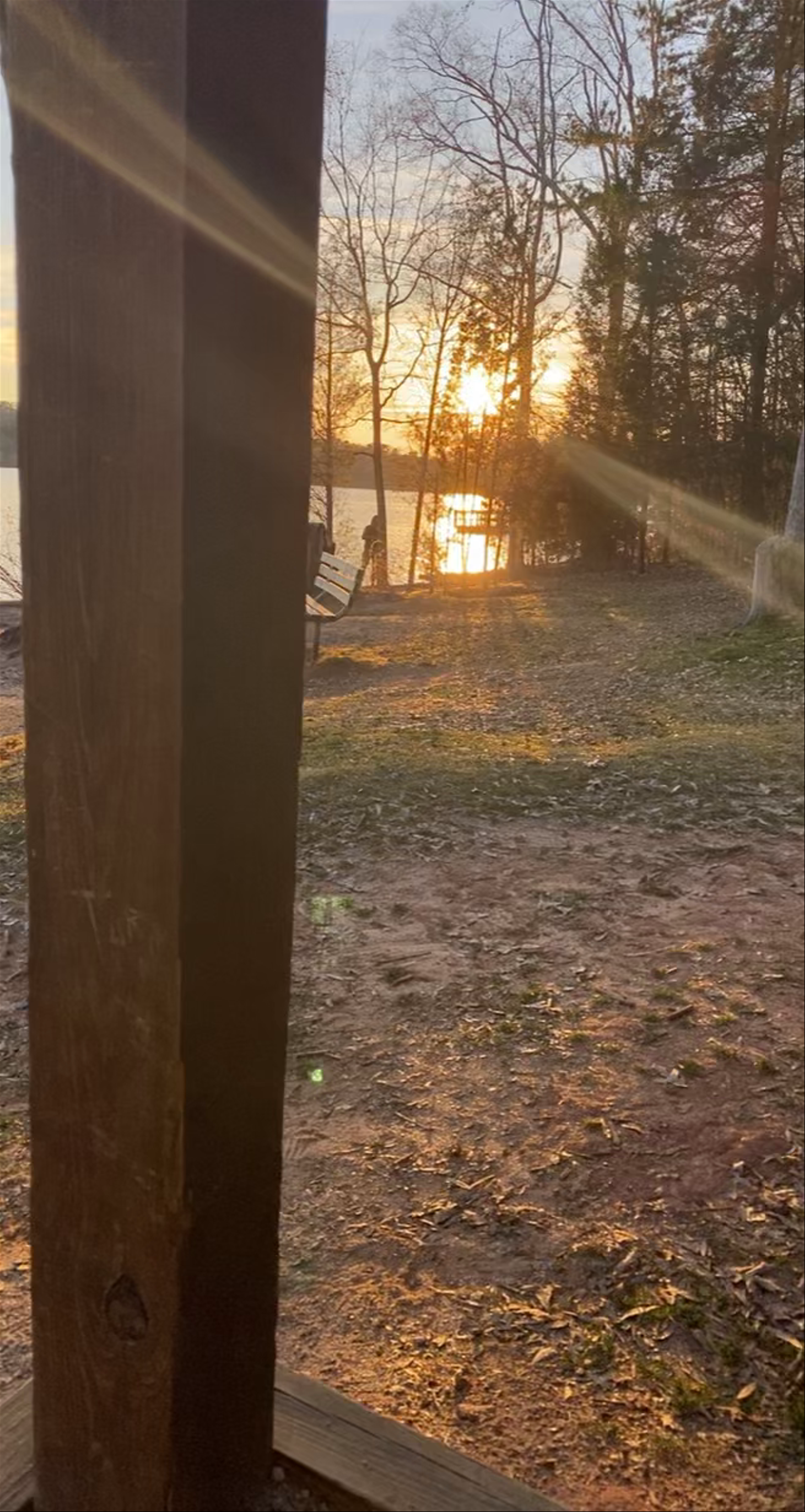 Latta Park Lakeside Sunset Walk in Charlotte, North Carolina