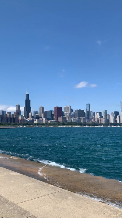 Chicago Skyline - Blue angels flying over - Local Flavor Near Me - Chicago, Illinois