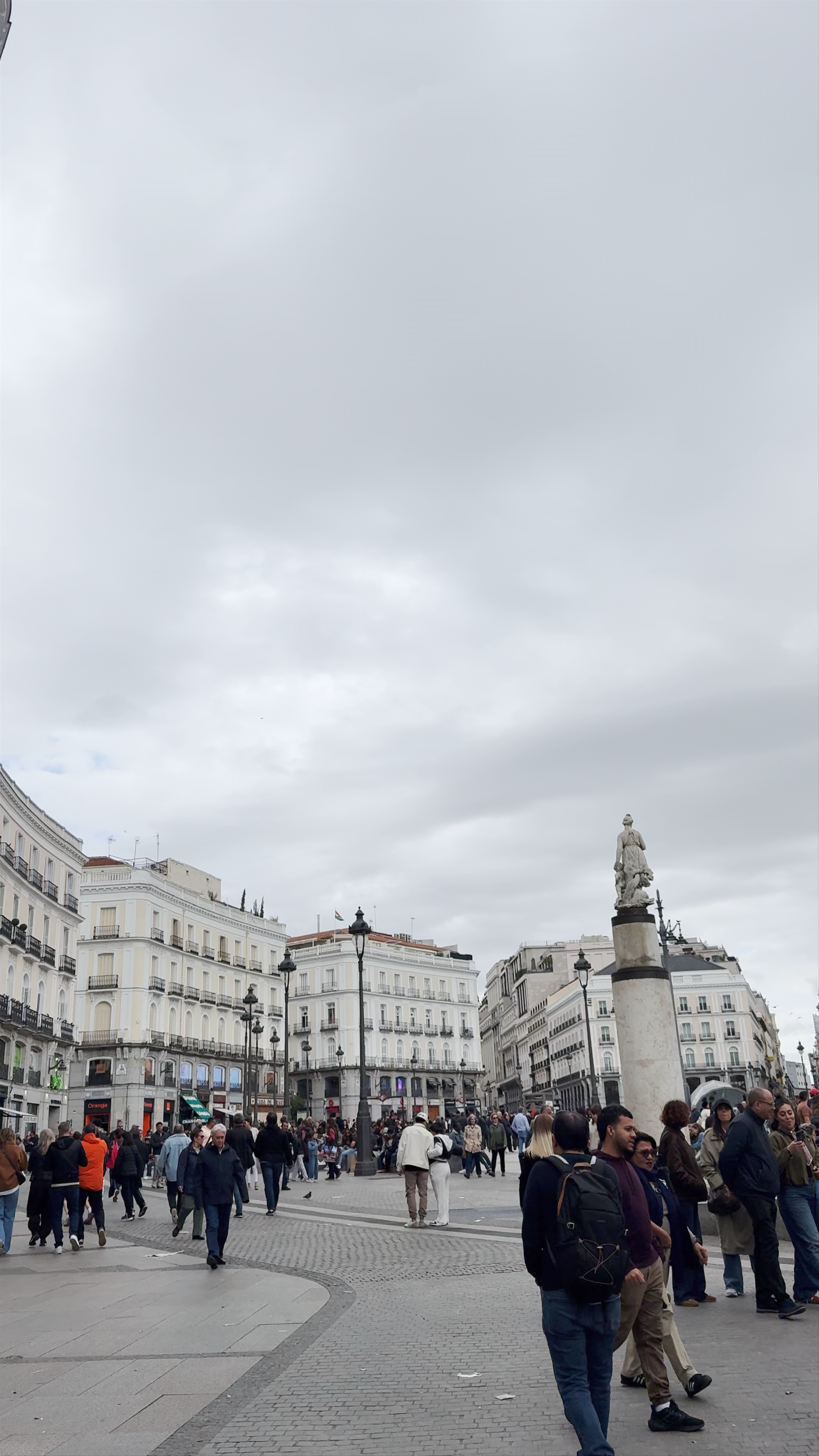 Vibrant Street Life at Sol, Madrid: A Dynamic City Hub
