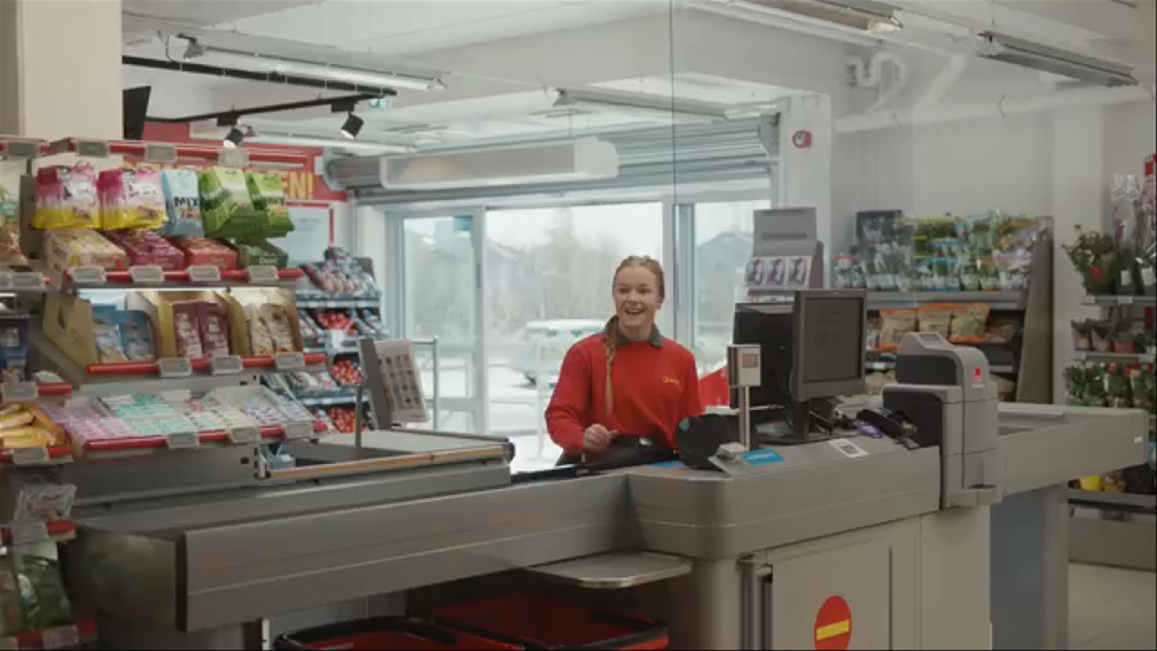 Drone: Shotover U1 providing aerial cinematography for Coop Extra for Einar Film - Coop Extra, demonstrating High-speed tracking capabilities and cinematic aerial storytelling.