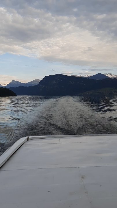 Schiffahrtsgesellschaft des Vierwaldstättersees - View from evening boat ride - Boat Tours Near Me - Lucerne, LU