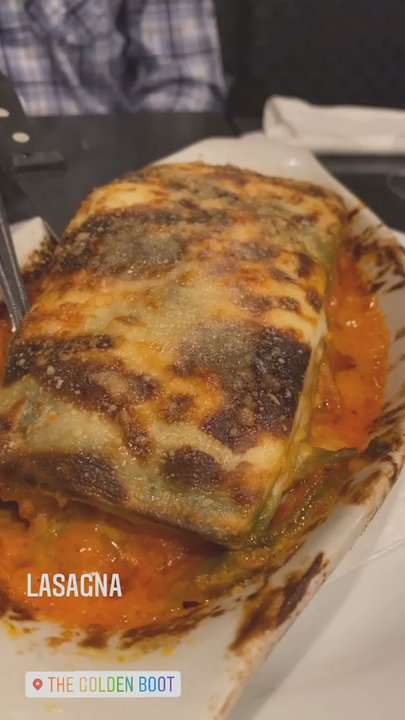 The Golden Boot - Lasagna - Italian Near Me - Coquitlam, British Columbia
