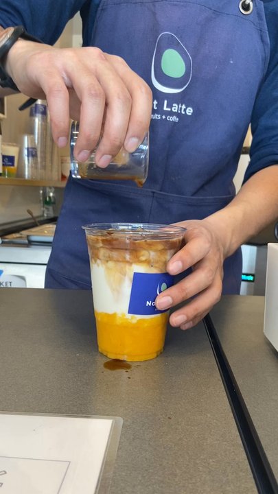 Not Latte - Durian and mango latte - Cafes Near Me - San Francisco, California